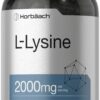 Frasco Horbaach L-Lisina 2000 mg 240 cápsulas
