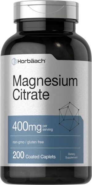 Tabletas Horbaach Magnesio Citrato 400 mg – frasco