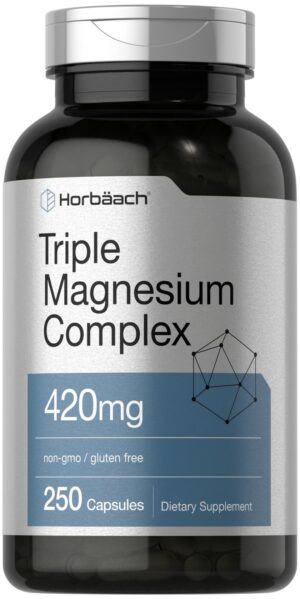 Version 1.0.0 Etiqueta de Horbaach magnesio 420 mg 250 cápsulas