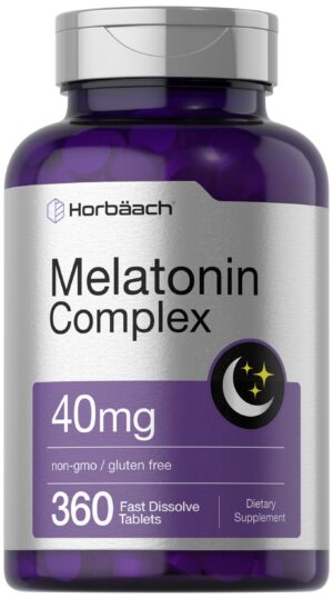 Horbäach melatonina 40mg tabletas disolución rápida