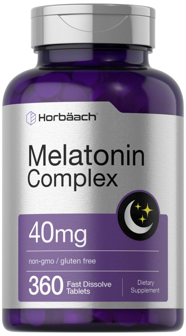 Horbäach melatonina 40mg tabletas disolución rápida