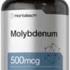 Frente del frasco Horbaach molibdeno