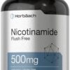 Horbäach nicotinamide 500 mg cápsulas frasco