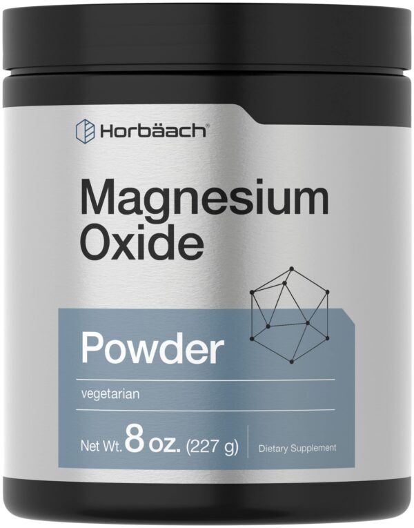 Version 1.0.0 Frente del envase Horbäach Magnesio en polvo