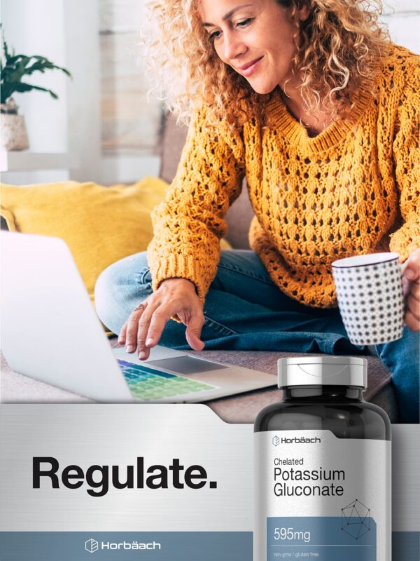 Caja y cápsulas Horbaach gluconato de potasio quelado