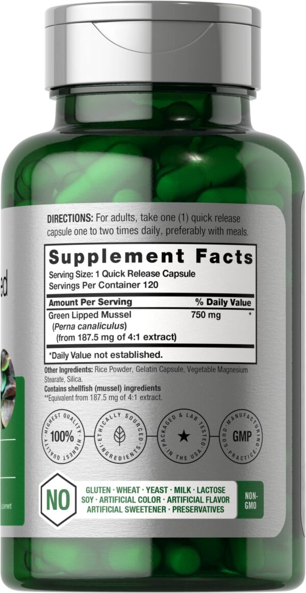 Frasco de mejillón de labio verde Horbäach