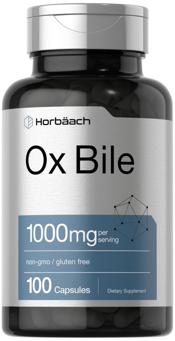 Frasco Horbaich Ox Bile 1000 mg