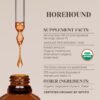 Horehound Extract mostrado con hierbas