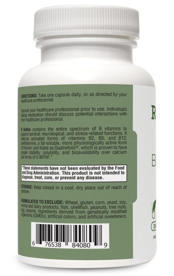 HormoneSynergy B Active Complex respaldo nutrimental