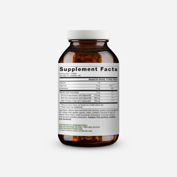 Version 1.0.0 Etiqueta del producto HormoneSynergy EPA-DHA 1000 mg