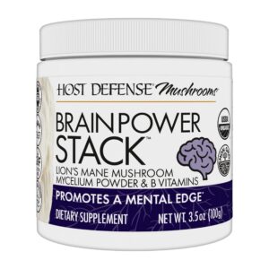 Host Defense BrainPower polvo suplemento apoyo cerebral 100g