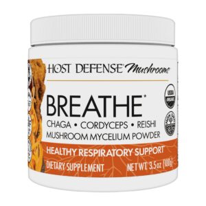 Host Defense Breathe polvo suplemento respiratorio e inmunológico 3.5oz