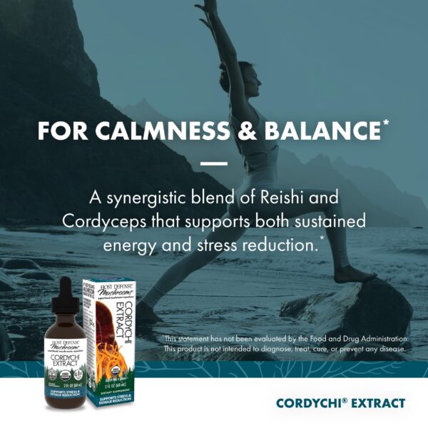 Host Defense micelio orgánico para apoyo inmunológico y energía