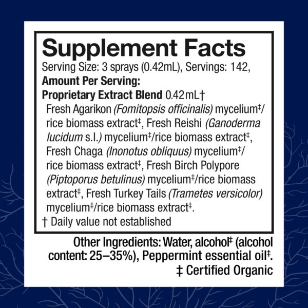 Host Defense spray inmunológico portatil con hongos naturales