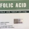 Frasco HOVID ácido fólico 5 mg