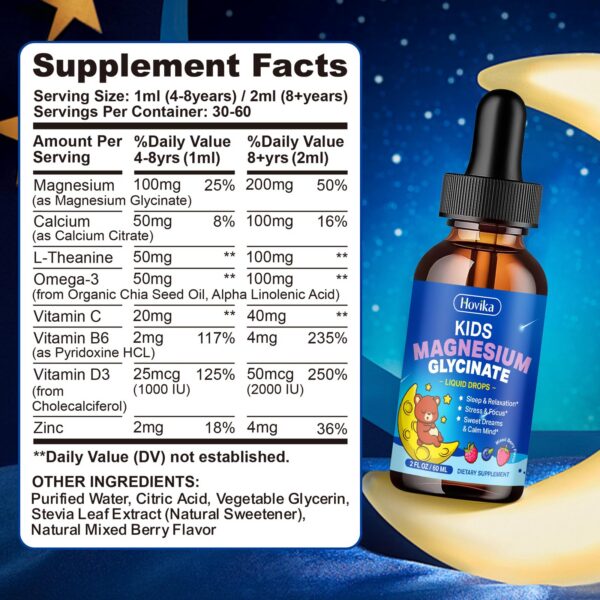 Etiqueta de la marca Hovika en el frasco