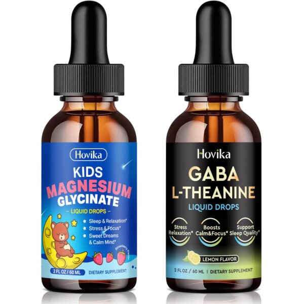 Frasco de gotas Hovika con etiqueta frontal