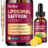 Hovika suplemento líquido liposomal de azafrán sabor limón 2 oz