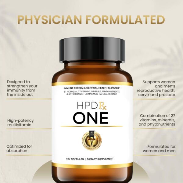 Caja HPD RX ONE multivitaminas