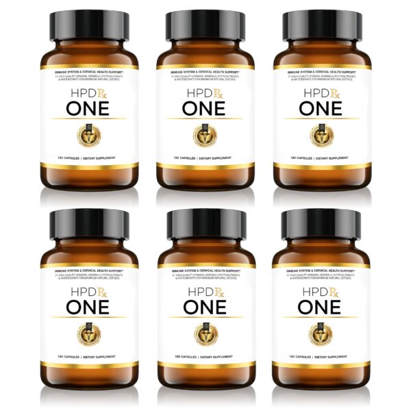 Etiqueta del frasco HPD RX ONE multivitaminas