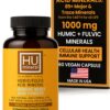 HUmineral cápsulas ácido humico y fulvico, etiqueta frontal