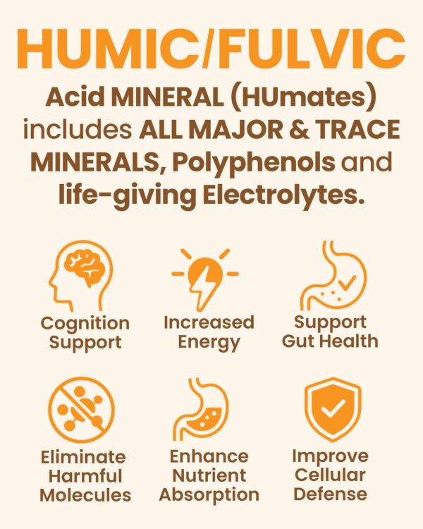 Frasco HUmineral con etiqueta frontal