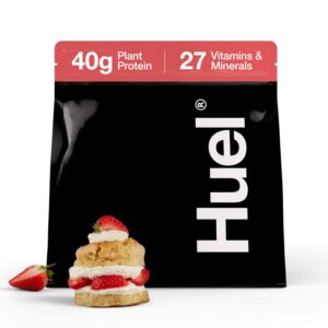 Frasco Huel Black Edition Strawberry Shortcake frontal