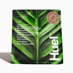 Version 1.0.0 Envase frontal de Huel Daily Superblend Chocolate