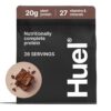 Huel proteina vegana en polvo Chocolate Fudge Brownie frente