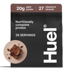 Huel proteina vegana en polvo Chocolate Fudge Brownie frente