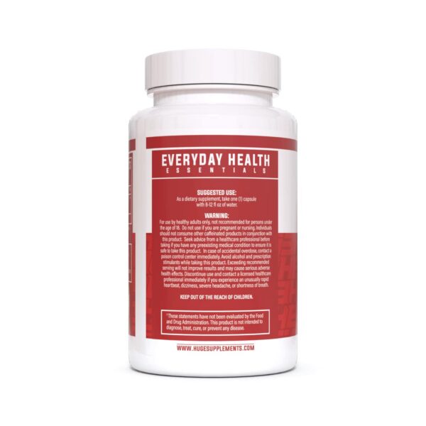 Frente de frasco Huge Supplements CoQ10 200mg