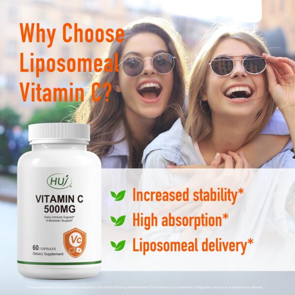 Cápsulas HUJ Vitamina C 500 mg