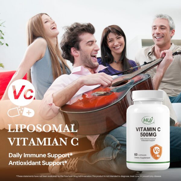 HUJ Vitamina C etiqueta frontal