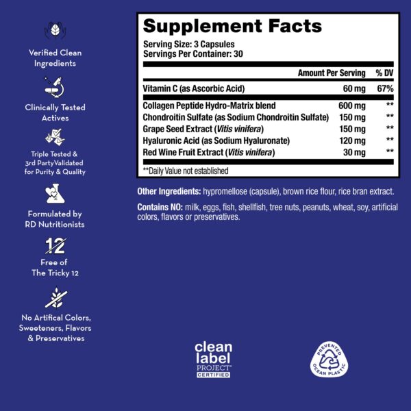 Etiqueta de HUM Collagen Love Skin