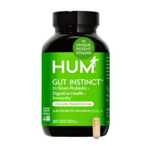 HUM Gut Instinct probióticos diarios para salud digestiva