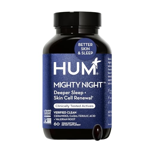 HUM Mighty Night suplemento nocturno en envase
