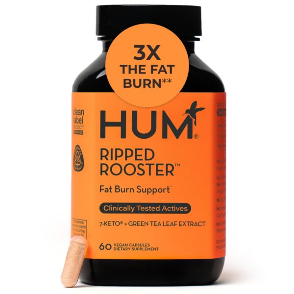 Version 1.0.0 Frente de la botella HUM Ripped Rooster