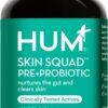 HUM Skin Squad suplemento probiótico piel clara 60 cápsulas