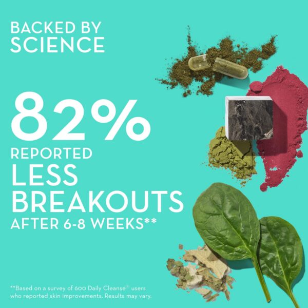 HUM suplemento detox con algas y zinc para salud intestinal y piel