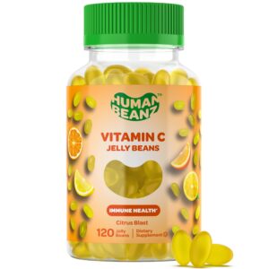 Human Beanz gomas vitamina C frijolitos sabor cítrico frasco