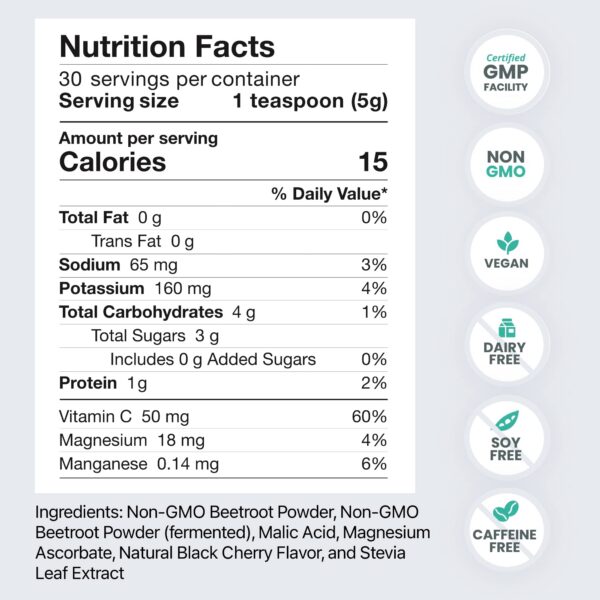 Version 1.0.0 Cucharadita para medir polvo de remolacha