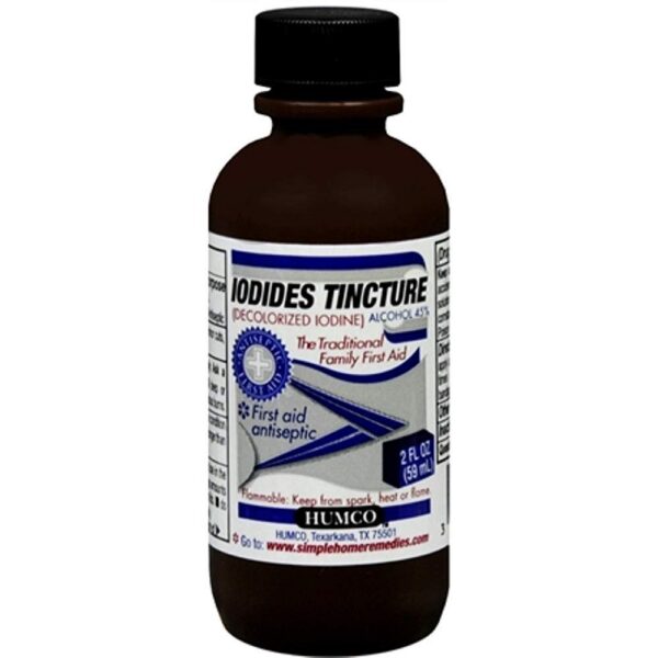 Frasco Humco tintura de yoduro 2 oz