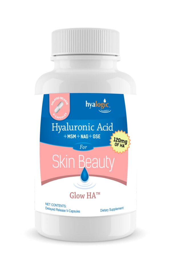 Cápsulas Hyalogic ácido hialurónico en frasco