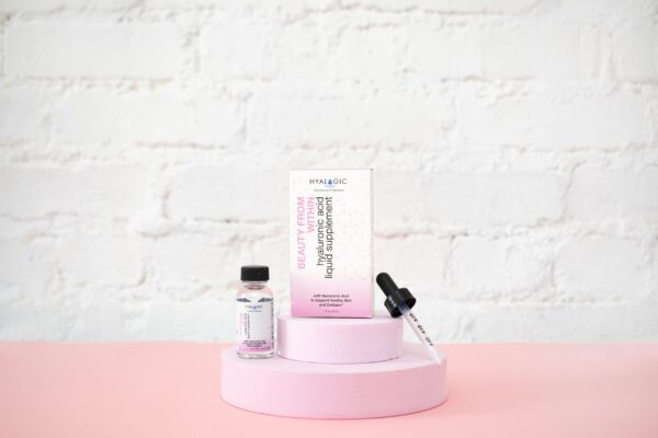 Version 1.0.0 Detalles de la etiqueta del Hyaluronic Acid de Hyalogic Beauty From Within