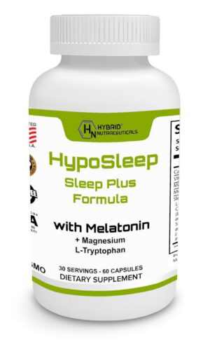 Hybrid Nutraceuticals HypoSleep suplemento para sueño de 60 cápsulas