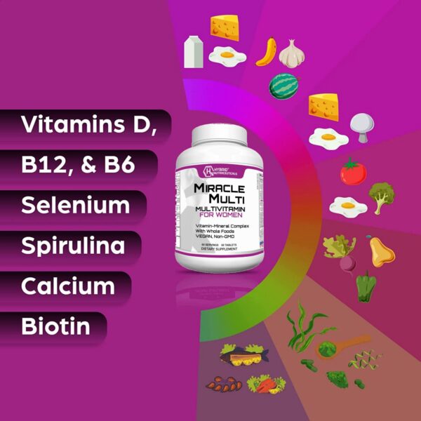 Multivitaminas para mujeres con antioxidantes y superalimentos