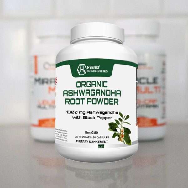 Etiqueta frontal de Hybrid Nutraceuticals