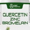 Frente del envase Hybrid Nutraceuticals zinc quercetina bromelina