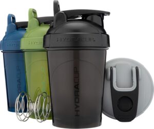 Version 1.0.0 Hydra Cup ProFlow shaker 20 oz frontal negro