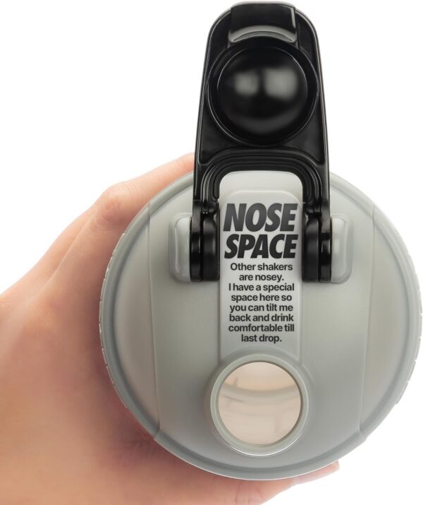 Version 1.0.0 Hydra Cup ProFlow shaker 20 oz vista lateral gris